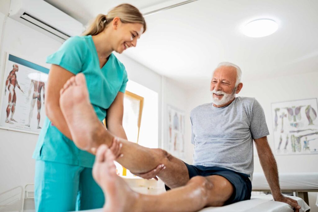 Nonsurgical treatment for knee joint pain