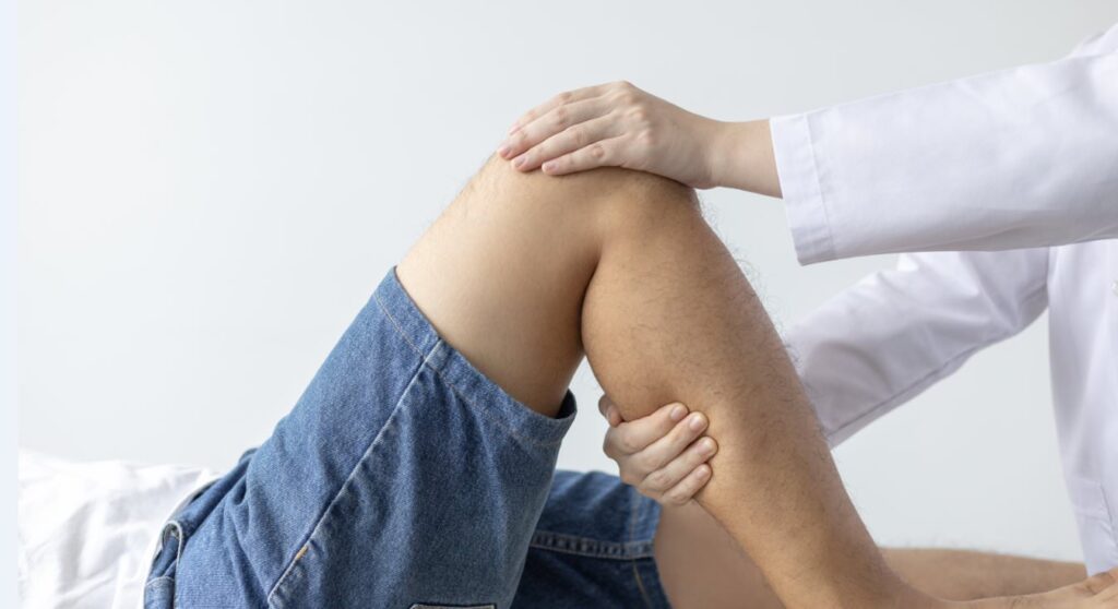 Nonsurgical treatment for knee joint pain